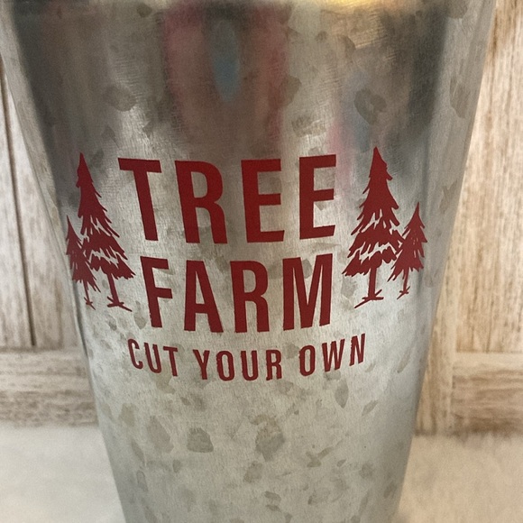 Target BP Christmas Tree Farm Metal Pail - Picture 2 of 5